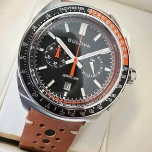 Bulova Black Sapphire Mens Watch